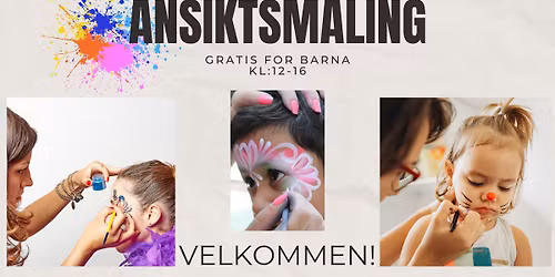 GRATIS ANSIKTSMALING FOR BARNA