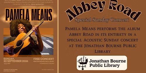 Pamela Means performs Abbey Road in a Special Acoustic Sunday Concert