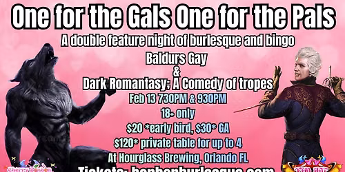 Dark Romantasy: A Comedy burlesque & Baldurs Gay burlesque