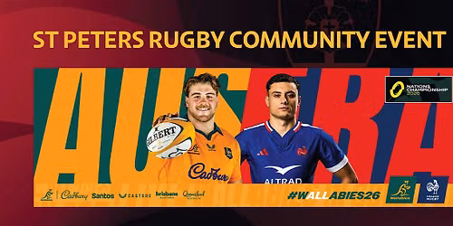 2026 St Peters Rugby Community Event - Wallabies Test Match