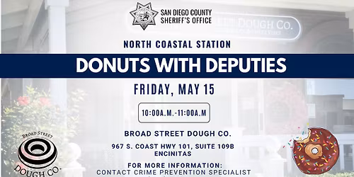 Donuts with Deputies - North Coastal Station