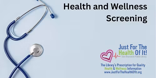 FREE Blood Pressure & Blood Sugar Screenings (Registration Required)