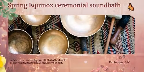 Spring Equinox soundbath ceremony 