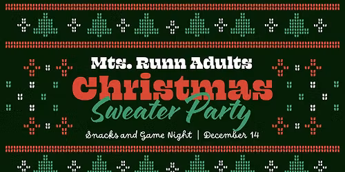 Christmas Sweater Party - Adults