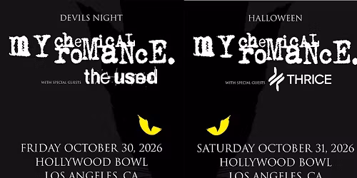 My Chemical Romance with Thrice