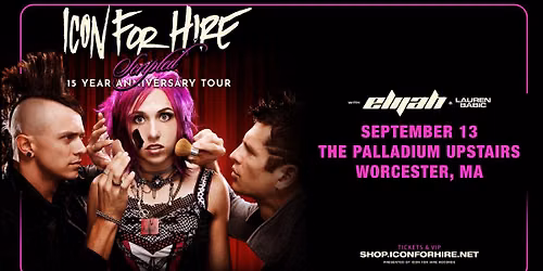 Icon For Hire: Scripted 15 Year Anniversary Tour
