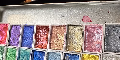 Metallic Water Color Making