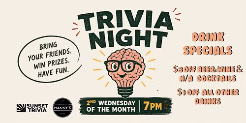 Trivia Night at Manny\u2019s