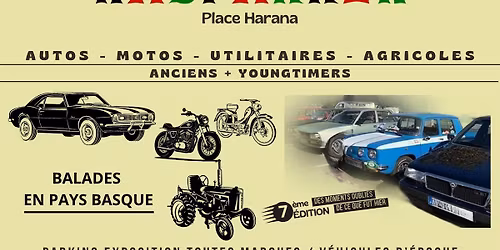 Vintage auto retro basque