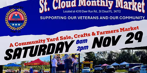 St. Cloud Monthly Market at AMVETS Post 33