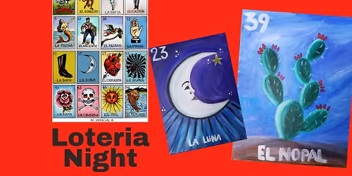 Loteria Game Night & Paint Class - BYOB Paint Night at Artsy Fartsy