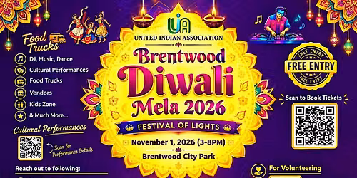 Brentwood Diwali Mela 2026