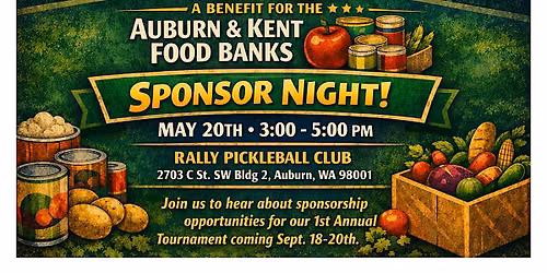 Smash Hunger Classic PickleBall Sponsors Event