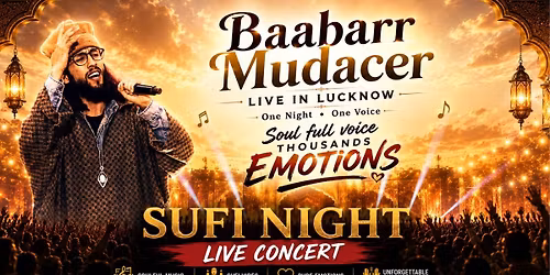 Baabarr Mudacer Live in Lucknow