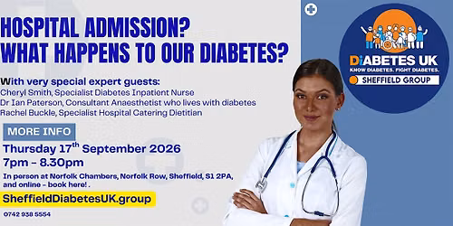 Hospital stay? What happens with our diabetes? Meet the experts