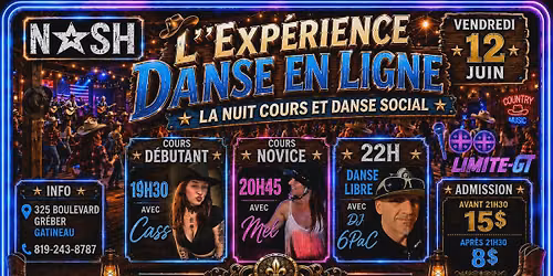 🔥 SOIRÉE DANSE EN LIGNE 🔥 — 325 boulevard Gréber, Gatineau, QC, Canada