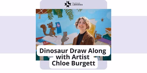 Dinosaur Draw Along with Artist Chloe Burgett @ Bennett Martin | For Youth