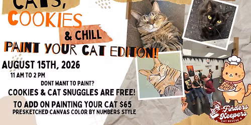 Cats, Cookies & Chill: Paint Your Cat Edition!