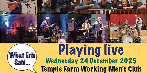 GIG at Temple Farm Working Men's Club