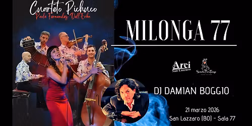 Cuarteto Pichuco + Dj Damian Boggio @Milonga 77 