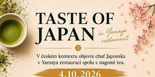 Taste of Japan | 4.10.2026 | Nagomi tea | Yamaya - Japanese restaurant