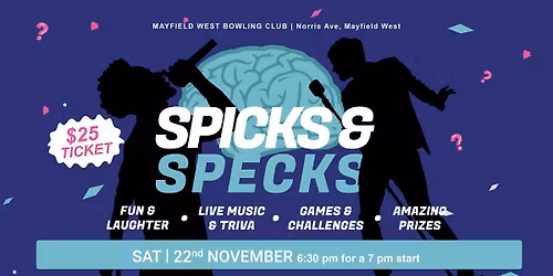 Spicks and Specks Live Music Trivia