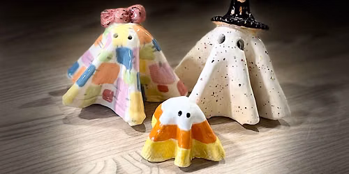 Wet Clay Trio of Ghosts Class