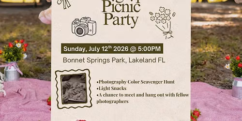 Photographer Picnic Party \ud83e\uddfa 