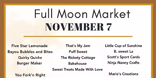 November  Full Moon Market 