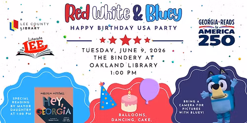 Red, White and Blue(y)! Happy 250th America Party