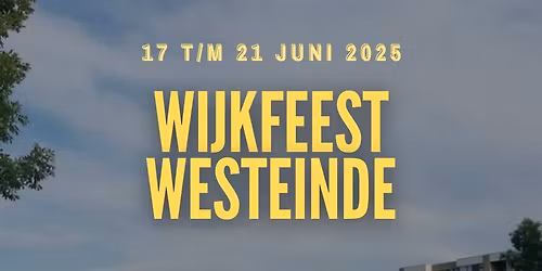 Wijkfeest Westeinde 2026