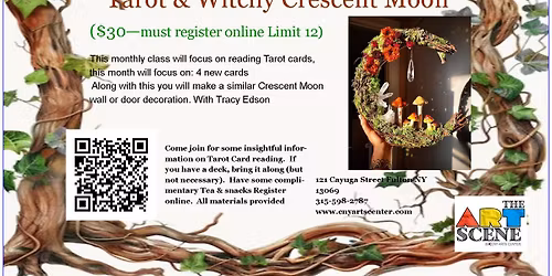 Witches Tea- Tarot & Witchy Cresent Moon Project