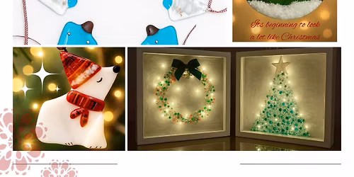 Fused Glass Christmas workshop & Lunch