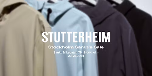 STUTTERHEIM Sample Sale