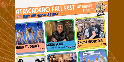 SOUND INVESTMENT - Atascadero Fall Festival 2025 8:30-10p