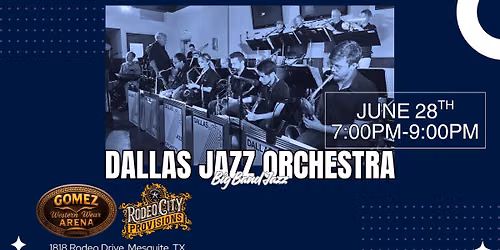 \ud83c\udfb7 Dallas Jazz Orchestra Live at Rodeo City Provisions BBQ \ud83c\udfb7