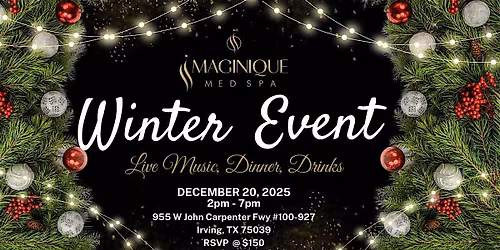 Imaginique Med Spa Winter Party - Live Percussion Performance & Spa Service