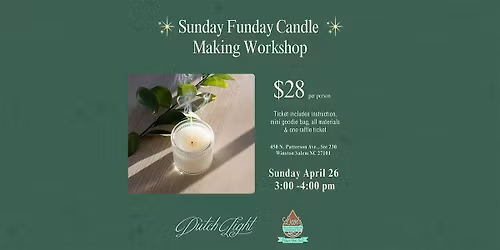 Sunday Funday Candle Making Workshop at The Dutch Light