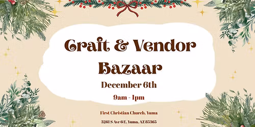 FCC December Craft & Vendor Bazaar