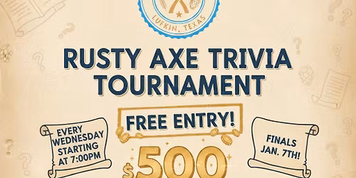 Trivia Tournament Wednesday\u2019s