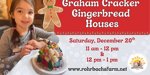 Graham Cracker Gingerbread House Workshop