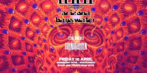 60% \u00a7\u00d8L\u00d0 | TOOL tribute show by Arizona Bayswater | Friday 10 April 2026 |  Rosemount Hotel
