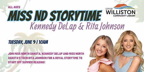 Miss North Dakota Storytime