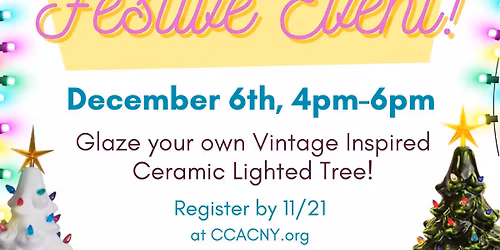 Paint Your Own Pottery - Festive Event: Trees