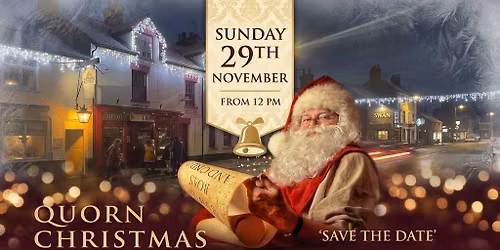 Quorn Christmas Lights Switch On