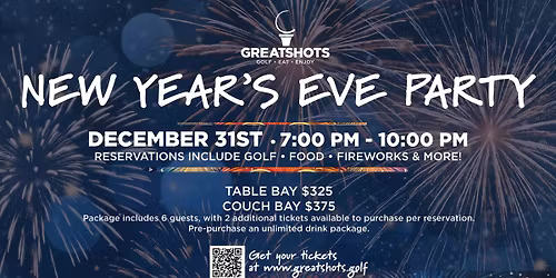 New Year's Eve at Great Shots