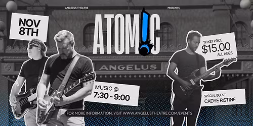 Atomic in Concert at the Angelus Theatre in Spanish Fork