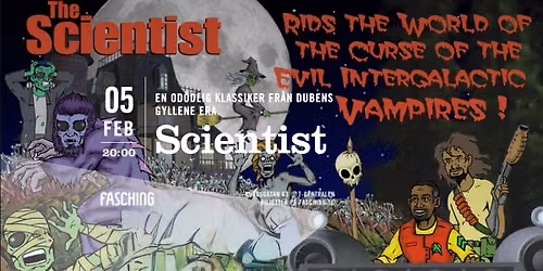 SCIENTIST rids the world of the evil curse of the vampires | Fasching, Stockholm