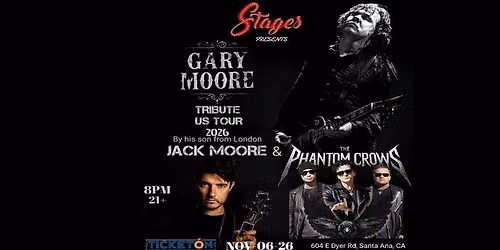 GARY MOORE TRIBUTE BY JACK MOORE & THE PHANTOM CROWS