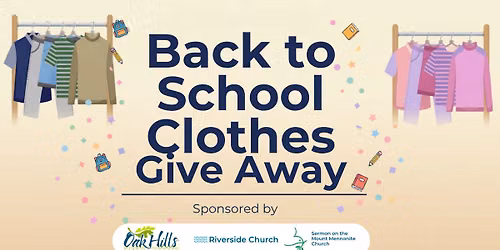 Operation School Clothes presents the Back to School Clothes Give Away